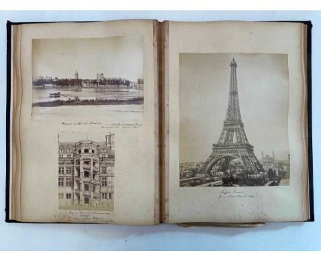 MENNIE (Major John, 1831-1876, MRCS) commemorative album of sketches, photographs, prints, etc, some of Poona interest. Inclu