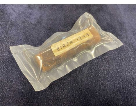 A cigar butt smoked by Sir Winston Churchill, A Wartime era vestigial cigar butt, believed to have been smoked by the then pr