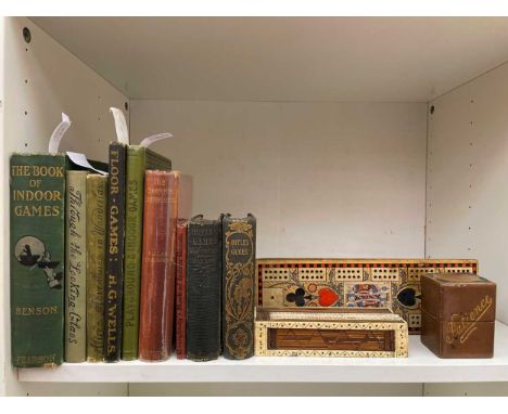 Games and juvenile. WELLS (H G) Floor Games 1911, signed with initials by the author dated M'21, cloth; CARROLL (L) Alice's A