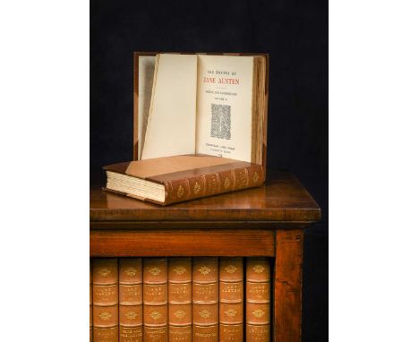 AUSTEN (Jane) The Novels, Winchester edition in 12 vols., Edinburgh: John Grant 1911, 8vo, half brown morocco by BirdsallThes