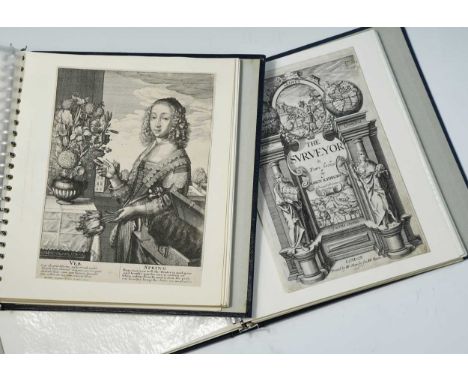 Wenceslaus Hollar (1607-1677) An extensive collection of etchings of various portrait, figural, landscape, animal and archite