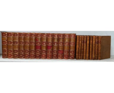 POPE (Alexander) The Works and Letters, in 9 vol., London: for H. Lintot or R. Dodsley or T. Cooper 1739-43, 8vo, portrait fr