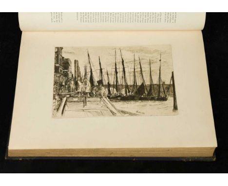 HAMERTON (P G) The Portfolio, 1878, folio, plates, mainly to include 'Billingsgate', etching by J. McNeill Whistler, 1859, wi