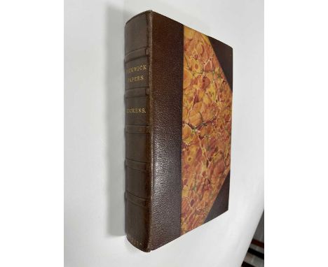 DICKENS (Charles) The Posthumous Papers of the Pickwick Club, first edition in book form, London: Chapman and Hall, 1837, 8vo