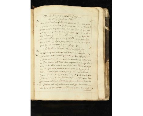 A 17th century and later manuscript recipe and remedy book, named at the start 'Mary Bland her Boocke of Repasts', and furthe