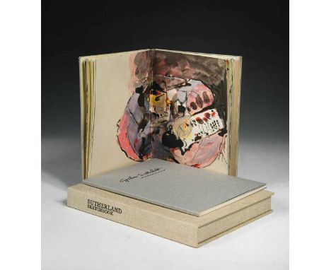 SUTHERLAND (Graham) Sutherland Sketchbook, Marlborough Fine Art [1974], no. A38/50 copies, signed by Sutherland in pencil, fa