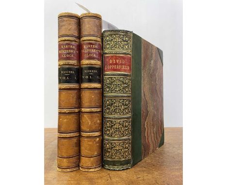 DICKENS (Charles) The Personal History of David Copperfield, 1850, 8vo, 1st edition in book form, frontis and added title, pl
