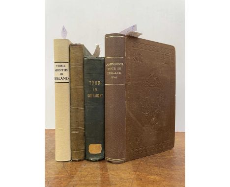 JOHNSON (James A Tour in Ireland, 1st edition 1844, 8vo, portrait frontis, library blindstamp to title, cloth, rebacked; OSBO