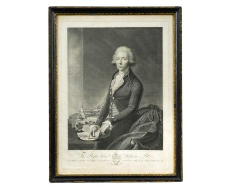 After Thomas Gainsborough, R.A. The Right Honourable William Pitt, First Lord of the Treasury, Chancellor of the Exchequer, b