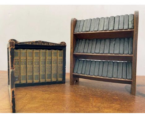 SHAKESPEARE in miniature. The Dramatic Works, in 8 vols., 11 x 7cm, no date, circa 1840, publ. Charles Tilt, with frontispiec
