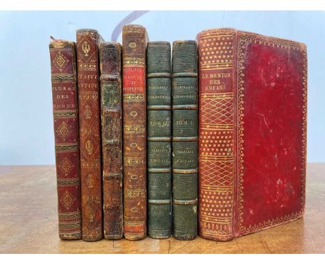 Bindings. FONTENELLE (Bernard Le Bovier de) Entretiens sur la Pluralité des Mondes. Dijon, P. Causse; [Paris, Renouard], an I
