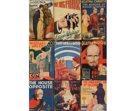 Crime fiction and thrillers, mainly 1920-30s popular editions, 12mo, CHRISTIE (A) The Murder of Roger Ackroyd; The Big Four; 