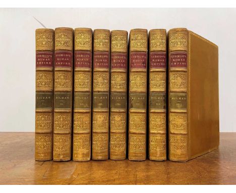 GIBBON (Edward) The History of the Decline and Fall of The Roman Empire, in 8 vols., new edition by William Smith, 1862, 8vo,