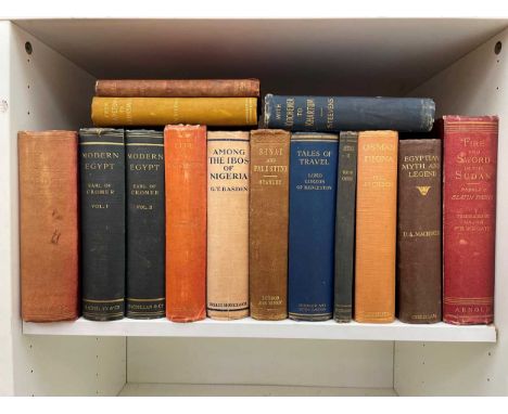PASHA (Rudolf C. Slatin) Fire and Sword in the Sudan, 1st edition, 1896, 8vo, half-title, frontis, plates, 2 folding colour m