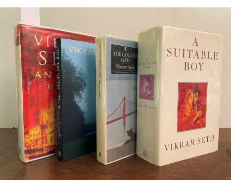 SETH (Vikram) Four signed 1st editions in dust jackets. The Golden Gate, 1986 (contents toned); A Suitable Boy, 1993; An Equa