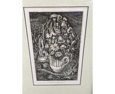 Robin Tanner Februaryetching, inscribed to the margin below in pencil 'Robin Tanner fec. etching. '75'26 x 162cm (image)