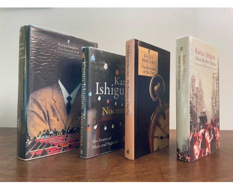 ISHIGURO (Kazuo) The Unconsoled, 1995; Nocturnes, 2009; both 1st editions, signed by the author to titles, good in dust jacke