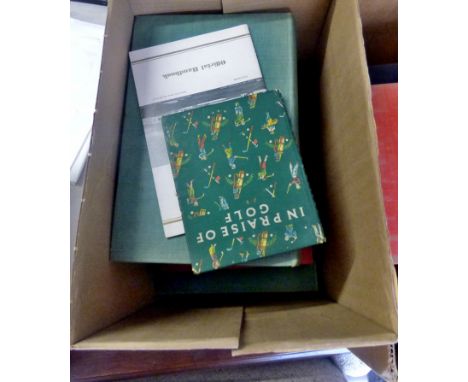 Mixed lot of golf books about specific events/ years: The Golfers' Year (1951), editions of Golfing Year for 1951, 1952 and 1