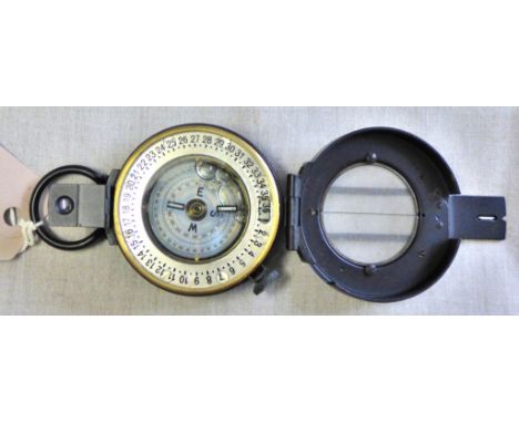 British 1980s Military Compass, made: U.S.I.L., in brilliant condition. 