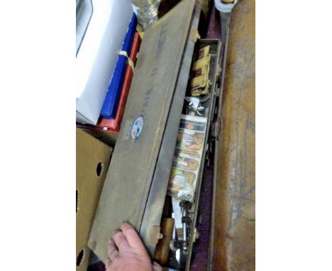 An Aerospace work Box-a large tin work box with all tools inside-has draws- in good condition