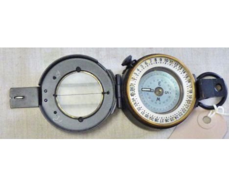 British 1980s Military Compass, made: U.S.I.L., in brilliant condition. 