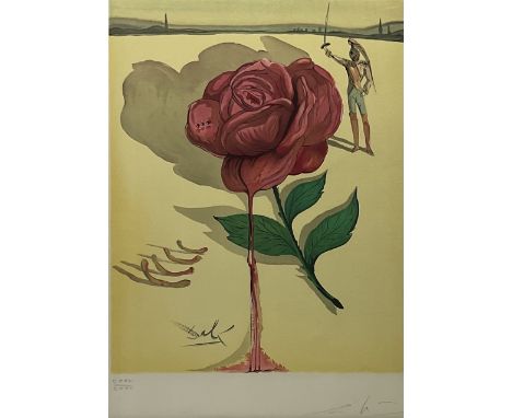 Salvador Dalí (Spanish 1904-1989): 'Don José's Flower Song', limited edition lithograph signed and numbered 125/125 in pencil