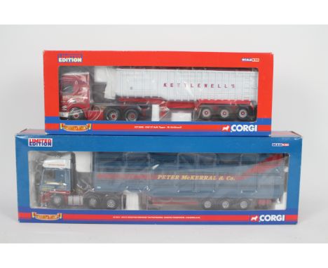 Corgi - Two boxed 1:50 scale Limited Edition diecast trucks from the Corgi 'Hauliers of Renown' range. Lot consists of CC1360