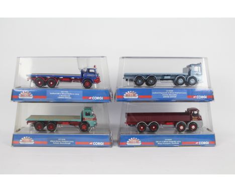 Corgi - Four boxed diecast 1:50 scale trucks from Corgi's 'Marquess of Distinction' series. Lot consists of CC10506 ERF KV 8 