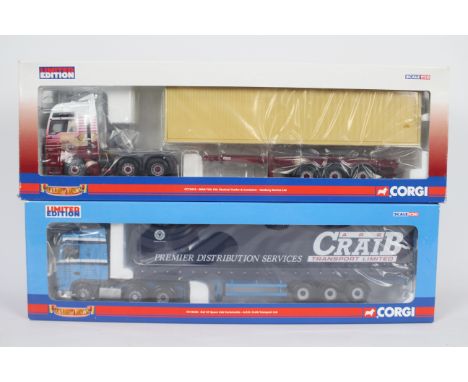 Corgi - A pair of boxed 1:50 scale Limited Edition diecast trucks from the Corgi 'Hauliers of Renown' range. Lot consists of 