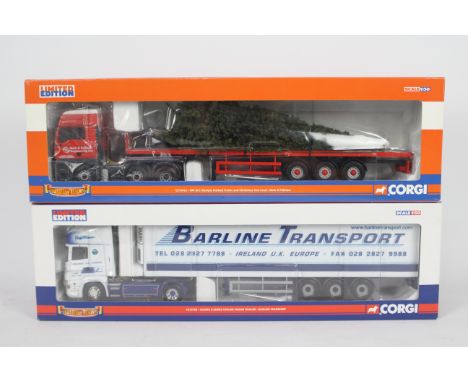 Corgi - Two boxed 1:50 scale Limited Edition diecast trucks from the Corgi 'Hauliers of Renown' range. Lot consists of Corgi 