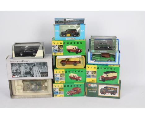 Corgi Vanguards - Lone Star - Cararama - Minichamps - 10 x boxed models including Austin A35 van in British Rail livery # VA0