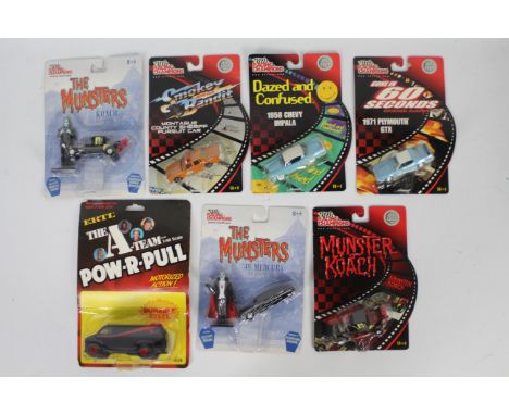 Ertl / Racing Champions - Seven carded diecast TV / Film related models from Ertl / Racing Champions. Lot includes Ertl 1:48 