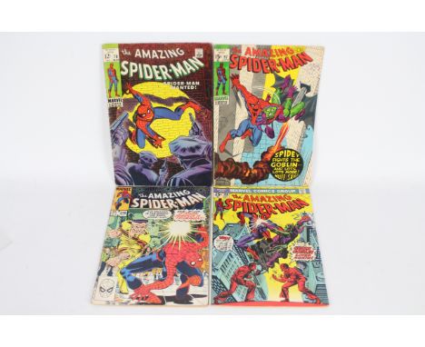 Marvel Comics - 4 x issues of The Amazing Spider-Man volume 1 numbers # 70, # 97, # 136 and # 246 in Good overall condition. 