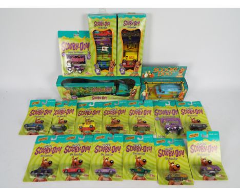 Racing Champions, Scooby-Do - A collection of 18 boxed predominately Racing Champions  diecast 'Scooby-Doo' themed model vehi