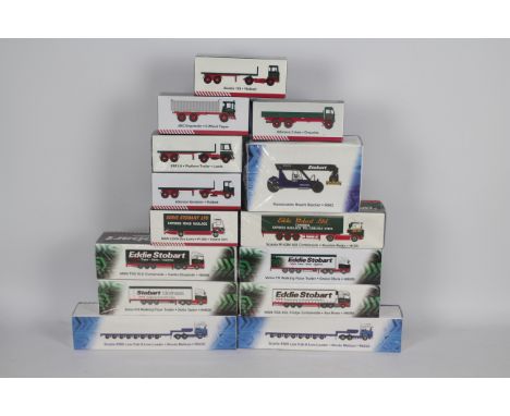 Atlas Editions - 14 boxed diecast 1:76 scale model vehicles predominately from various Atlas Editions 'Eddie Stobart' series.