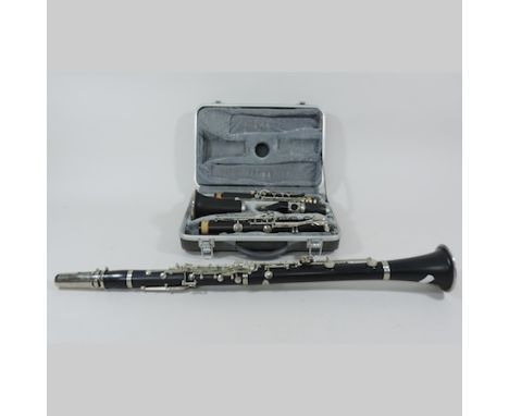 A Buffet clarinet, together with another, cased