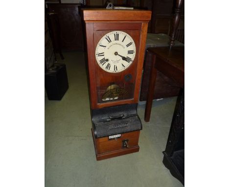 National time recorder wall mounted factory clock 
