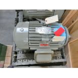 GE SKS256CA105 electric motor, 20-HP
