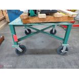 Heavy duty steel work cart, 36" x 36"