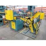 Cooper-Weymouth (CWP) press feed line w/ 24" wide x 7-roll straightener