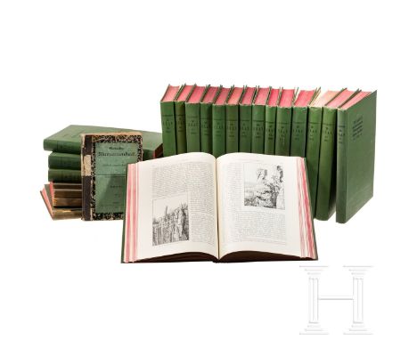 "Zeitschrift des Deutschen und Österreichischen Alpenvereins" - 22 gebundene Jahresausgaben 1901 - 1921  Ausgaben 1901 bis 19