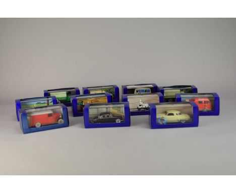 A collection of 78 Atlas Editions Herge/Moulinsart Tintin vehicles, 1:43 scale, all boxed, together with a limited edition lu