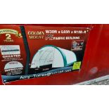 Gold Mountain Single Truss Storage Shelter W30'xL65'xH15' - 300g PE