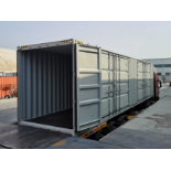 40ft High Cube Container with 2 Side Doors, 8' W, 9'6''H