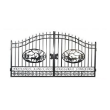 GREATBEAR Dual Swing 20' Wrought Iron Gate