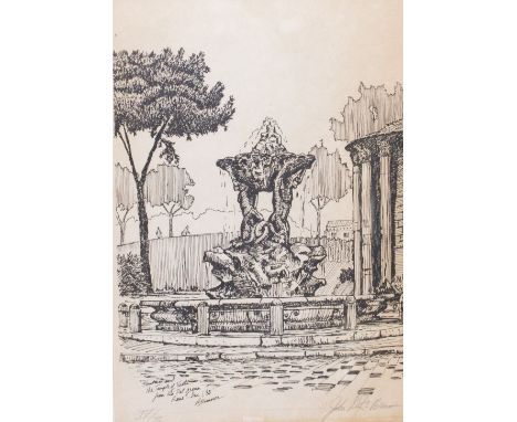 SARAH VAN NIEKERK 'The Labyrinth', print, 23cm x 15cm; Robert Barnes, waterfall, print, 86cm x 30cm and a collection of print