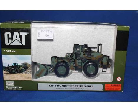 NORSCOT CAT MILITARY EARTH MOVING EQUIPMENTcomprising CAT D8R Tractor 55110, CAT 140 H Motor Grader 55111, CAT 623G Elevator 