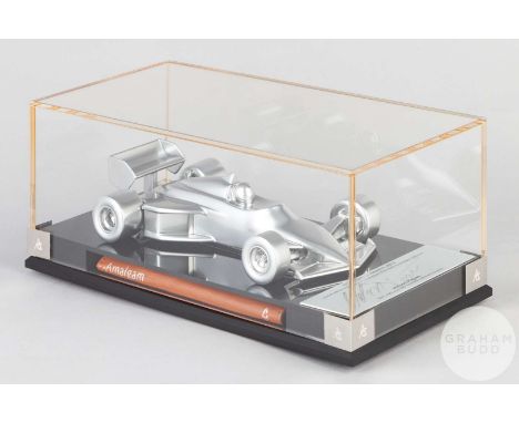 Nelson Piquet 1:18 scale limited edition signed Brabham BT-52 BMW 1/18 Model 2017 Autosport Awards, by Amalgam Collection, li