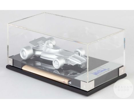 Jackie Stewart 1:18 scale limited edition signed Matra MS80 2019 Autosport Awards, by Amalgam Collection, limited edition of 