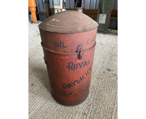 A Royal Daylight Lamp Oil washing drum cabinet.